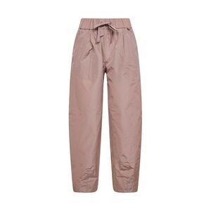 Herno Women Powder Pink New Techno Taffeta Carrot-Fit Trousers